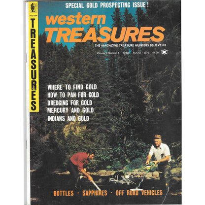 Western Treasures and Eastern Treasures Magazine Metal Detecting Aug 1975 M3