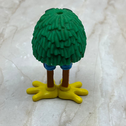 1989 McDonald's Green Fry Guy Fry Kids w/ Bird Feet Stilts TC9-T1