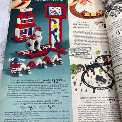 1973 Sears Wish Book Christmas Catalog Toys Barbie GI Joe Santa Gifts S3