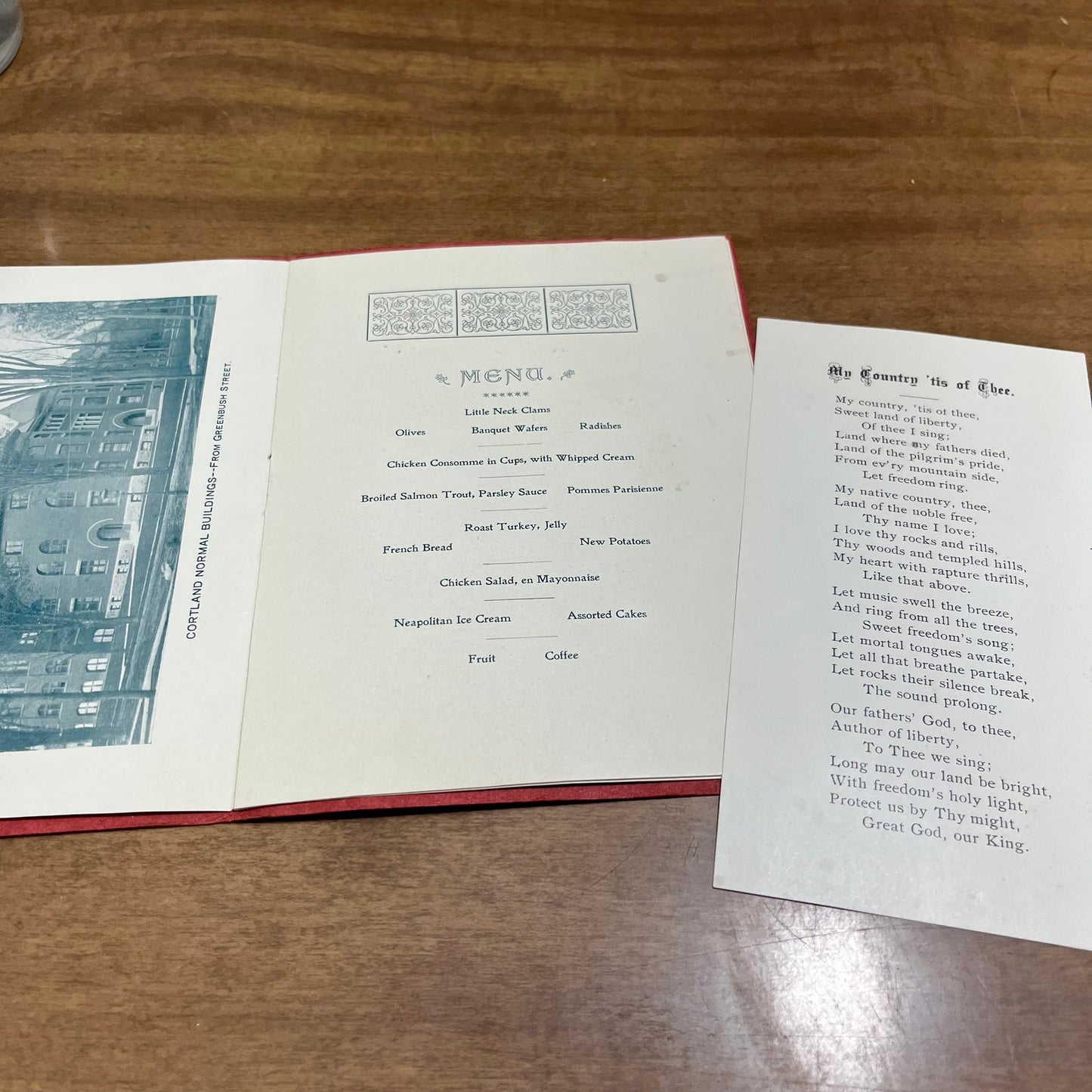 1900 End of Century Reunion Program Normal & Training School Cortland NY H4-3