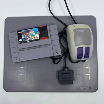Mario Paint Super Nintendo SNES w/ Mouse Controller & Pad TH8