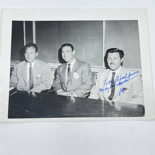 1954 Signed Photo Flight Test Pilot Hughes Aircraft Pilots Aviation 8x10” AB2