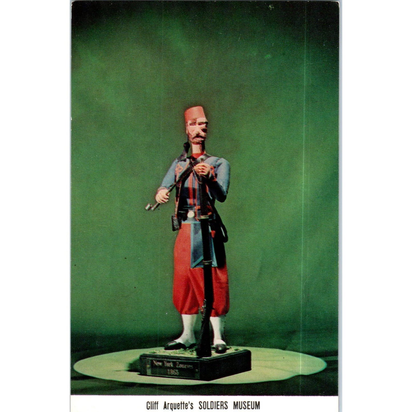 Cliff Arquette Soldiers Museum Gettysburg PA Original Postcard TK1-P14