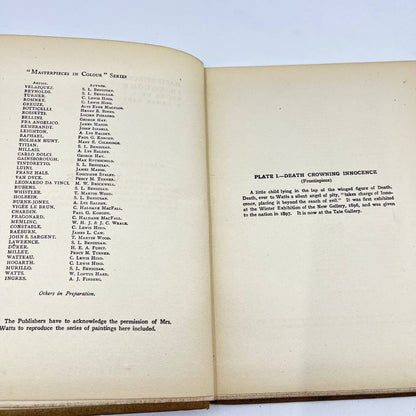 c1910 WATTS Masterpieces in Color George Hay TE9-2