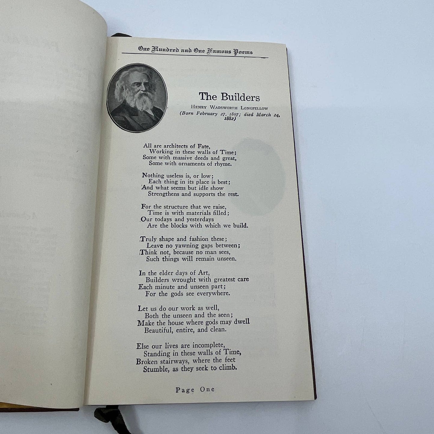 1929 One Hundred and One Famous Poems with a Prose Supplement Cable Company TG6