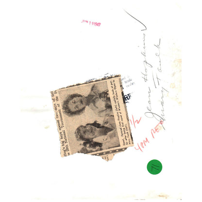 1947 Original Press Photo Ladies' Golf Mary Hopkins Jean Faulk 8x10 AD1