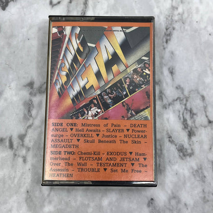 Rising Metal 1988 *K-Tel EXODUS MEGADETH NUCLEAR ASSAULT Cassette Tape TJ6-80