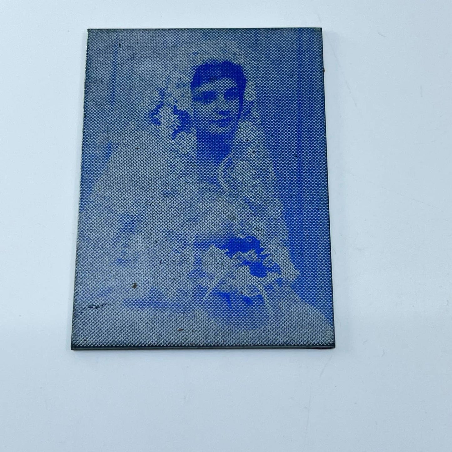 1920s Photograph Portrait Engraving Typeset Print Block 1 3/4 x 2 1/2 SC7