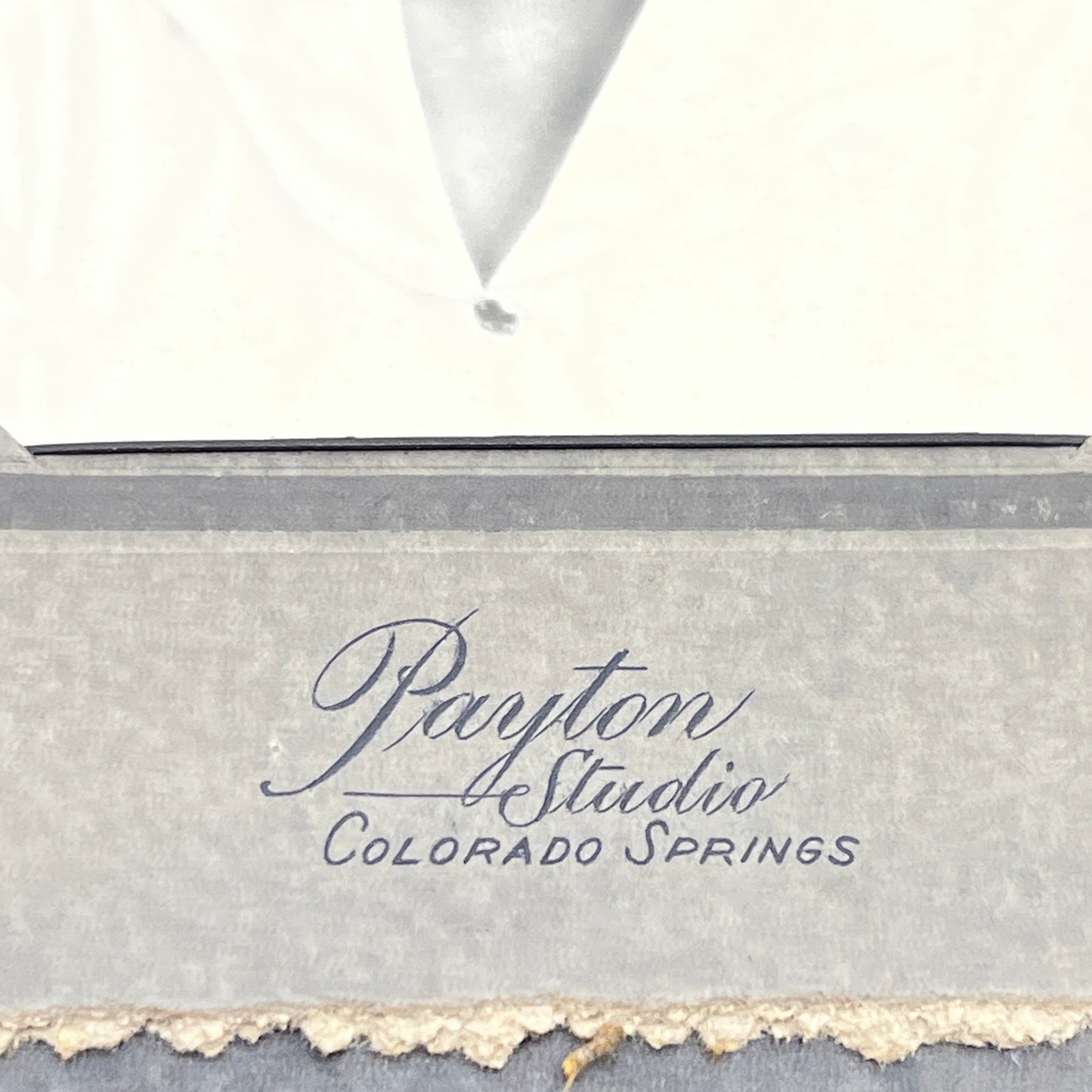 c1900 Victorian Nurse in Bonnet Coif Photo Payton Studio Colorado Springs H4-6