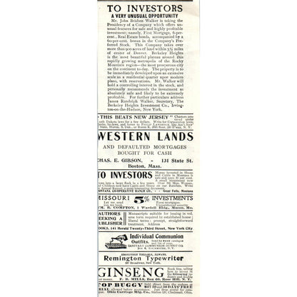 Elgin National Watch Co, Elgin IL - 1903 Original Ad TJ7-L