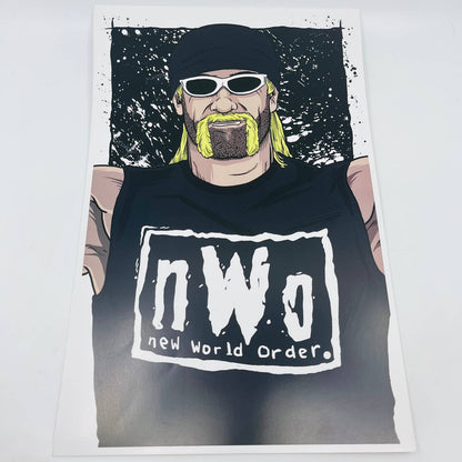 Hollywood Hulk Hogan NWO WWE Christopher Ott Limited Edition Poster 11x17 FL2