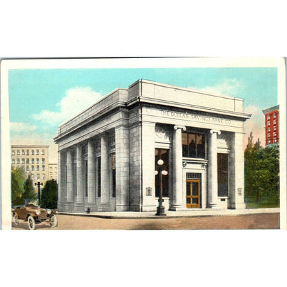 Vintage Postcard The Dollar Savings Bank, Niles OH TD8-O2