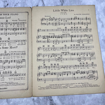 Little White Lies - Walter Donaldson - Sheet Music 1930 V42-4