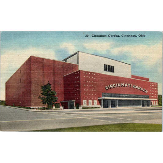 Cincinnati Garden Cincinnati Ohio Original Postcard TK1-24