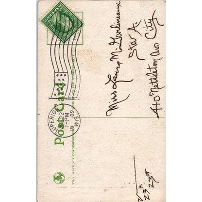 1908 Postcard Victorian Couple "Spooner's Delight" SE3-2