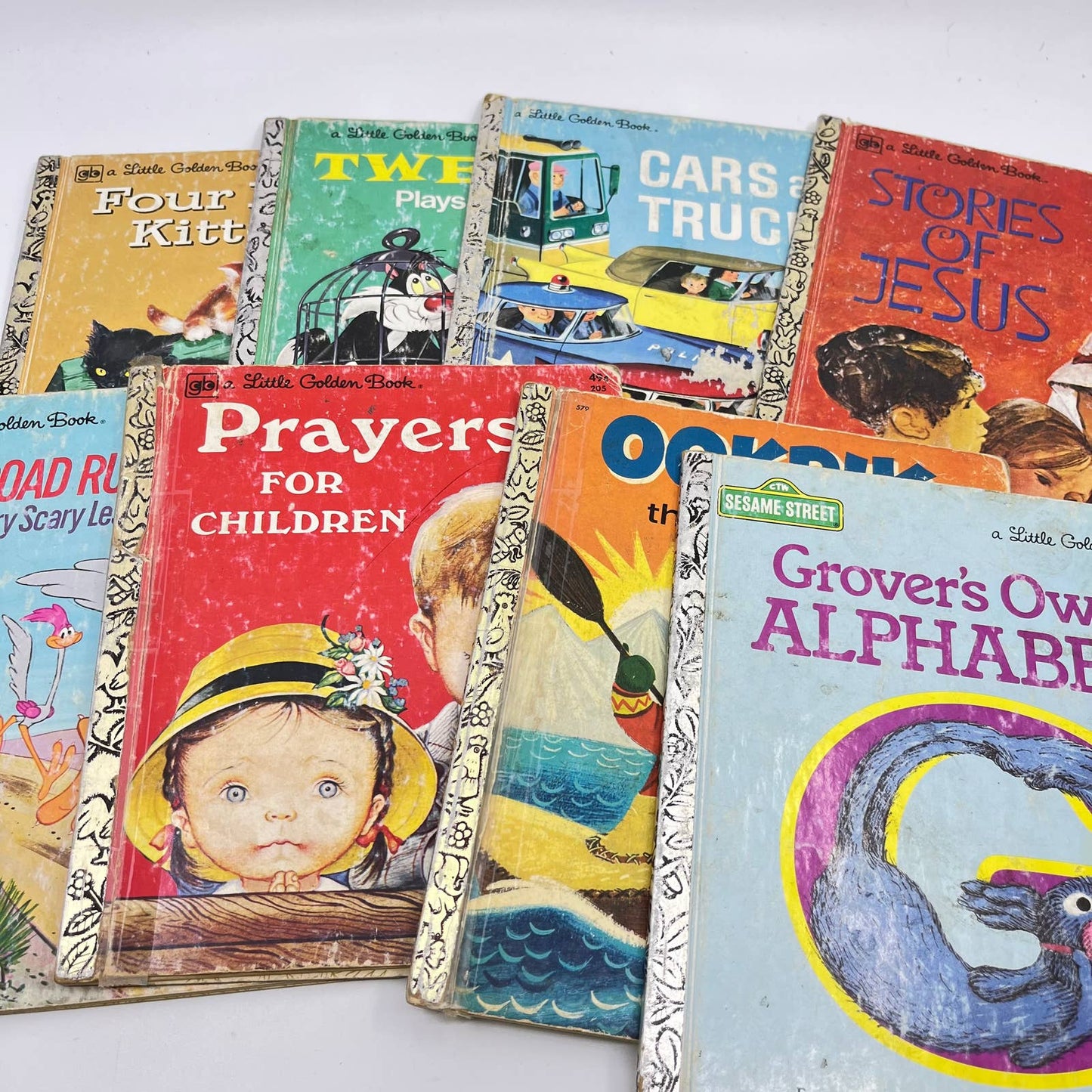 Huge Lot of 48 Vintage Golden Books Mostly 1950s-1980s