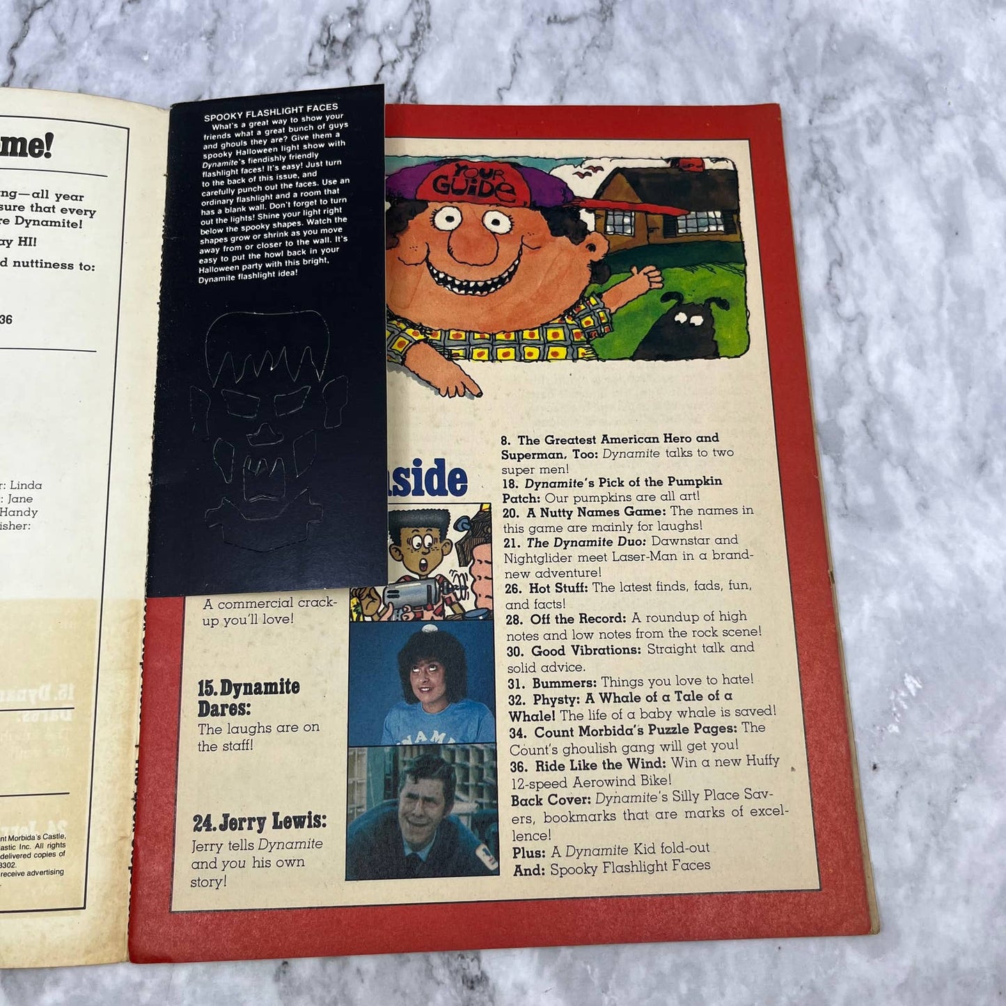 Dynamite Magazine #88 The Greatest American Hero Superman 1981 TV TJ4