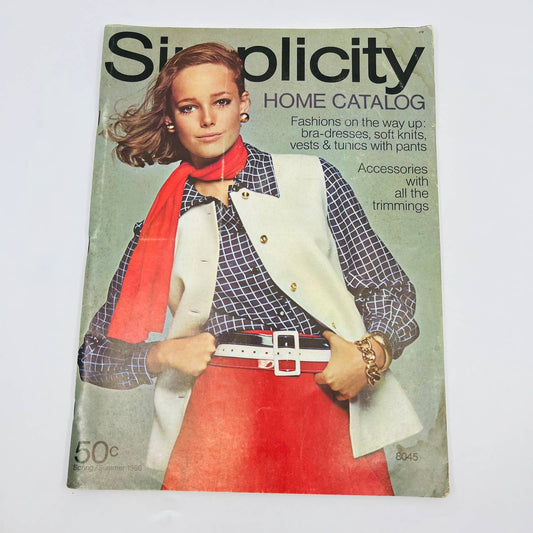 Simplicity Home Catalog Spring/Summer Woman’s Fashion 1969 TD8