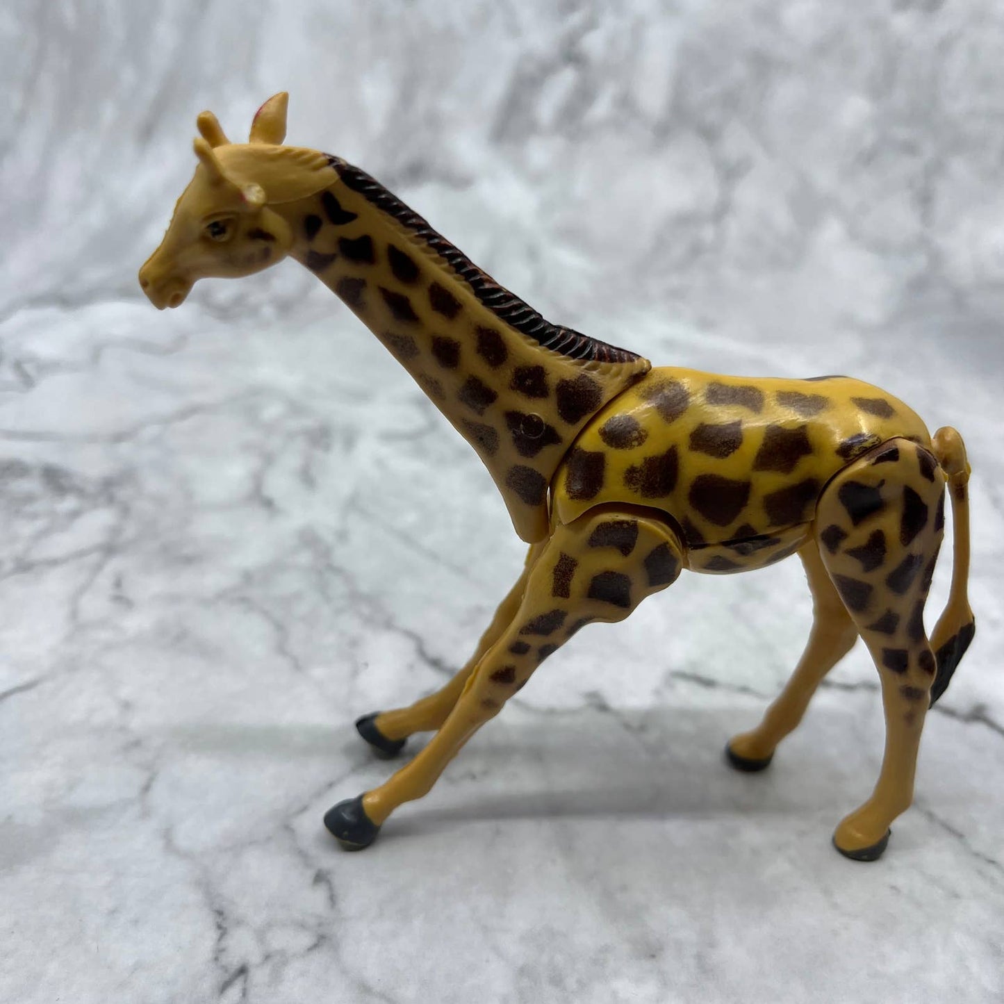 1970s Vintage Hard Plastic Articulated Giraffe Hong Kong 4x5” SE6