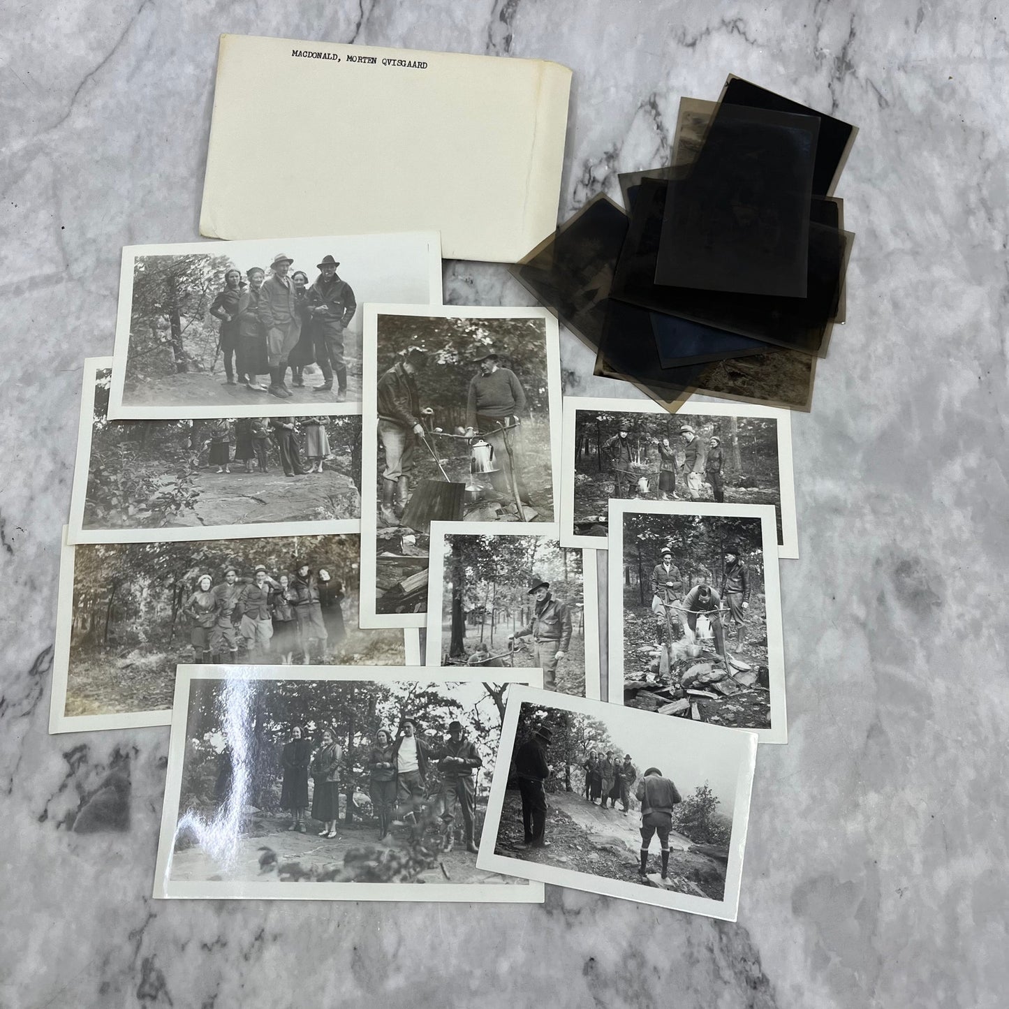 1930s Collection Photos & Negatives Morten MacDonald Qvisgaard Camping P4-10