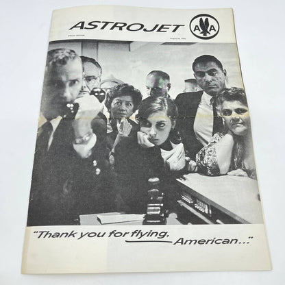 Aug 1966 Astrojet American Airlines Pilot Crew Newsletter End of Strike TC6