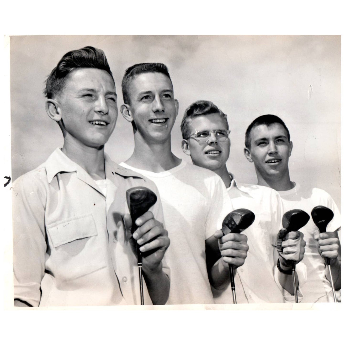 1948 Press Photo Golf Southwest High MN Dosen Thompson Baden Jr Tickle 8x10" AD2