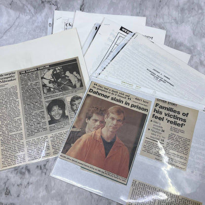 Vintage Jeffrey Dahmer Ephemera Collection FL5