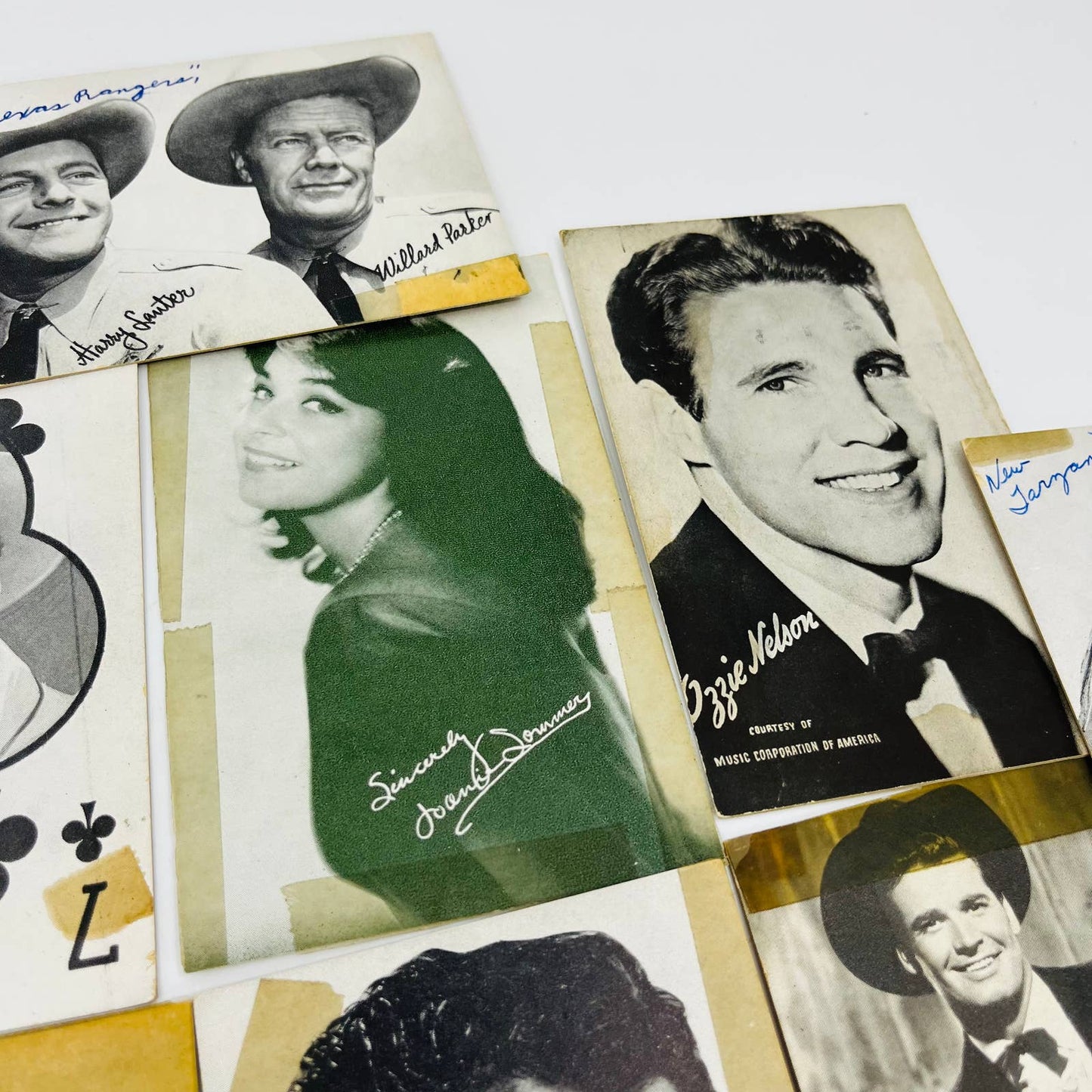 Vintage Postcard Lot of 11 Early Film Stars Cowboy Movies Photo Photograph EA3