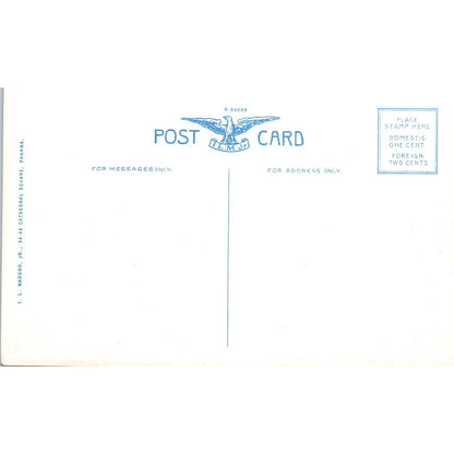 Gatun Spillway Panama Canal - Original Postcard TJ7-RP3