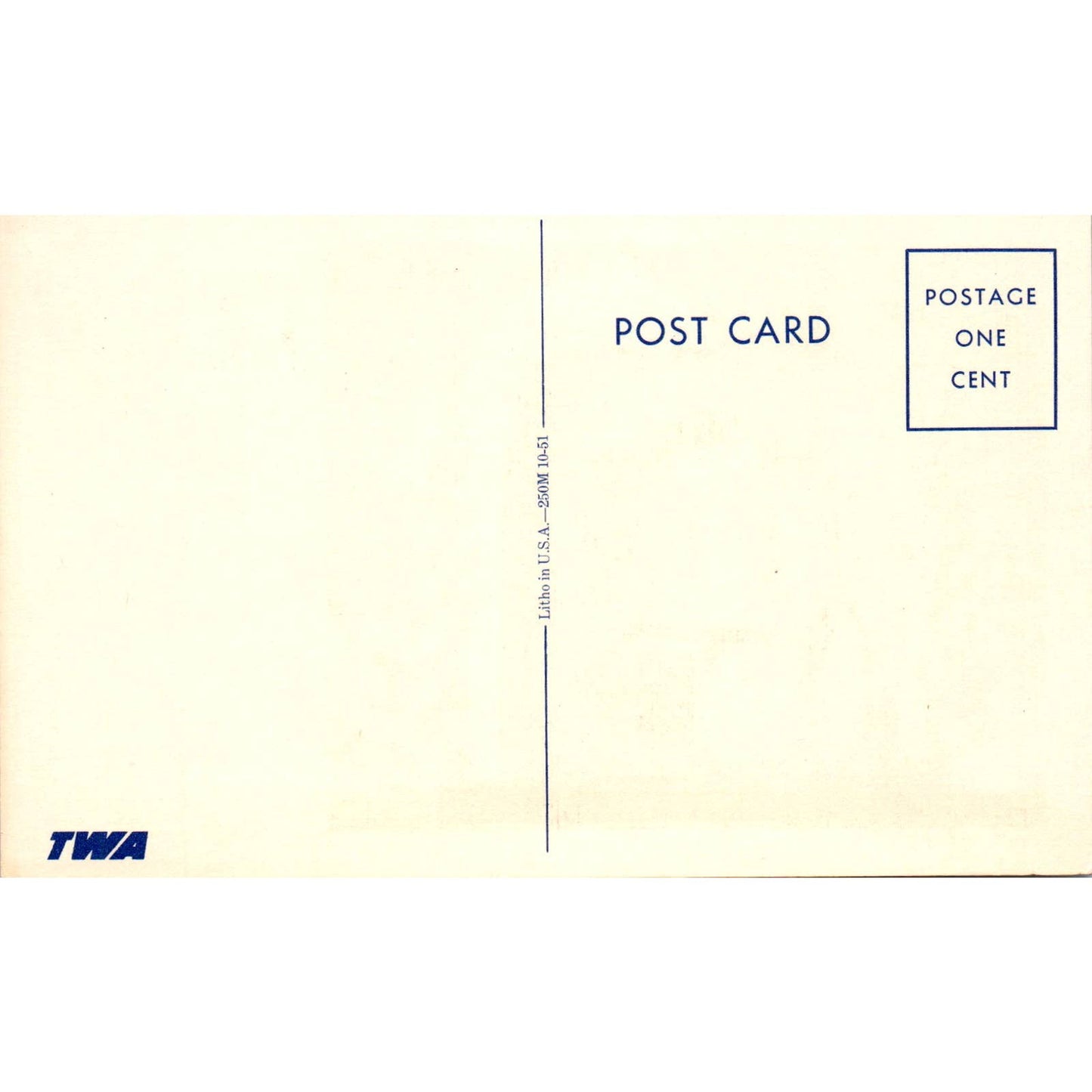 The Liberty Bell Colorfoto by TWA Airlines Original Postcard TK1-P1