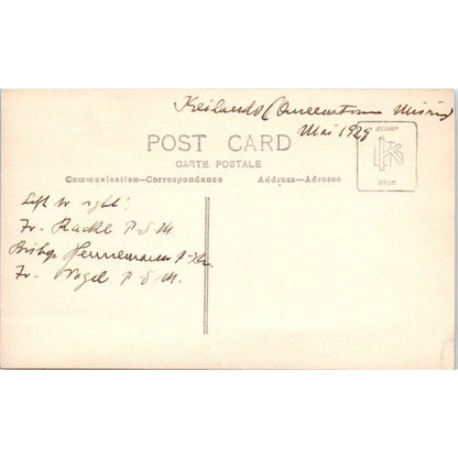 Antique Postcard RPPC 2 Priests and a Bishop on Horses Queenstown 1928 SE8