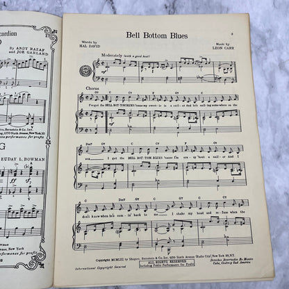 Bell Bottom Blues, Teresa Brewer photo,  Vintage Sheet Music 1953 V39-2