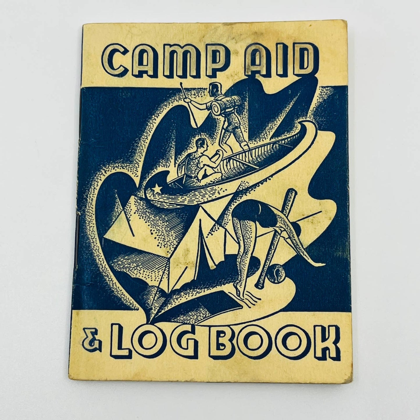 1942 Camp Aid & Log Book Spirit Lake Scout Camp WA Mt. St. Helen Blue SC2