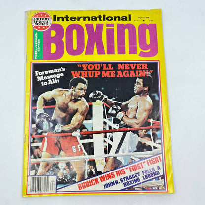 International Boxing Mag George Foreman-muhammad Ali Boxing April 1976 TF6