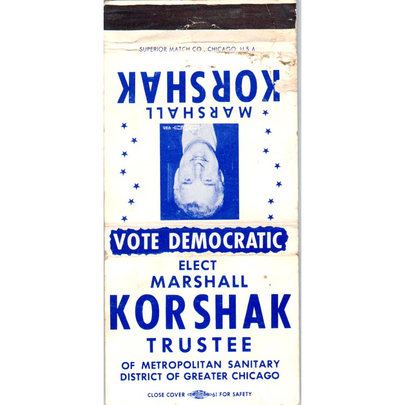 1954 DeSoto Automatic Fergus-Simpson Evanston IL Advertising Matchbook SA1-M10