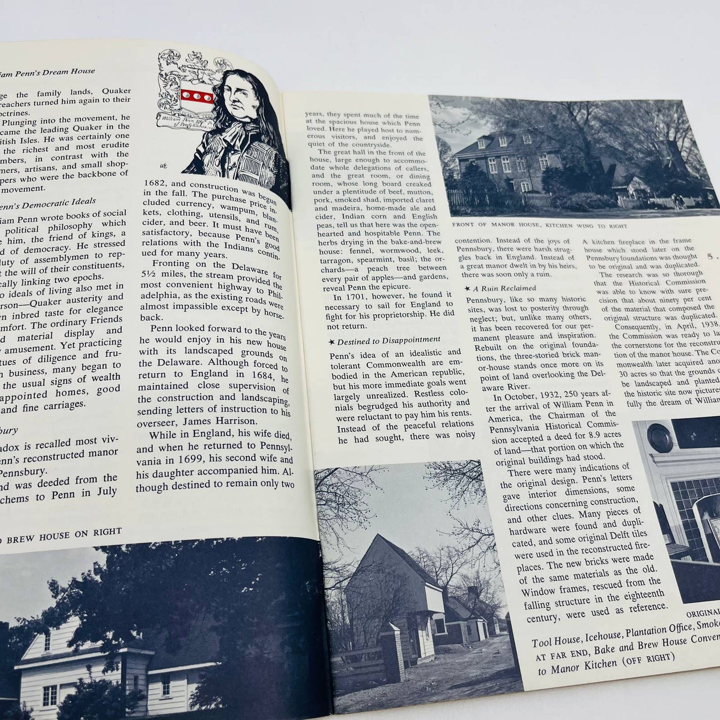 1975 Pennsylvania’s Landmarks From the Delaware to the Ohio Bicentennial Ed. BA1