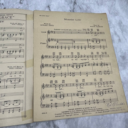 Moanin Low The Little Show Brady, Wiman, Schwartz 1919 Sheet Music TK2-SM4