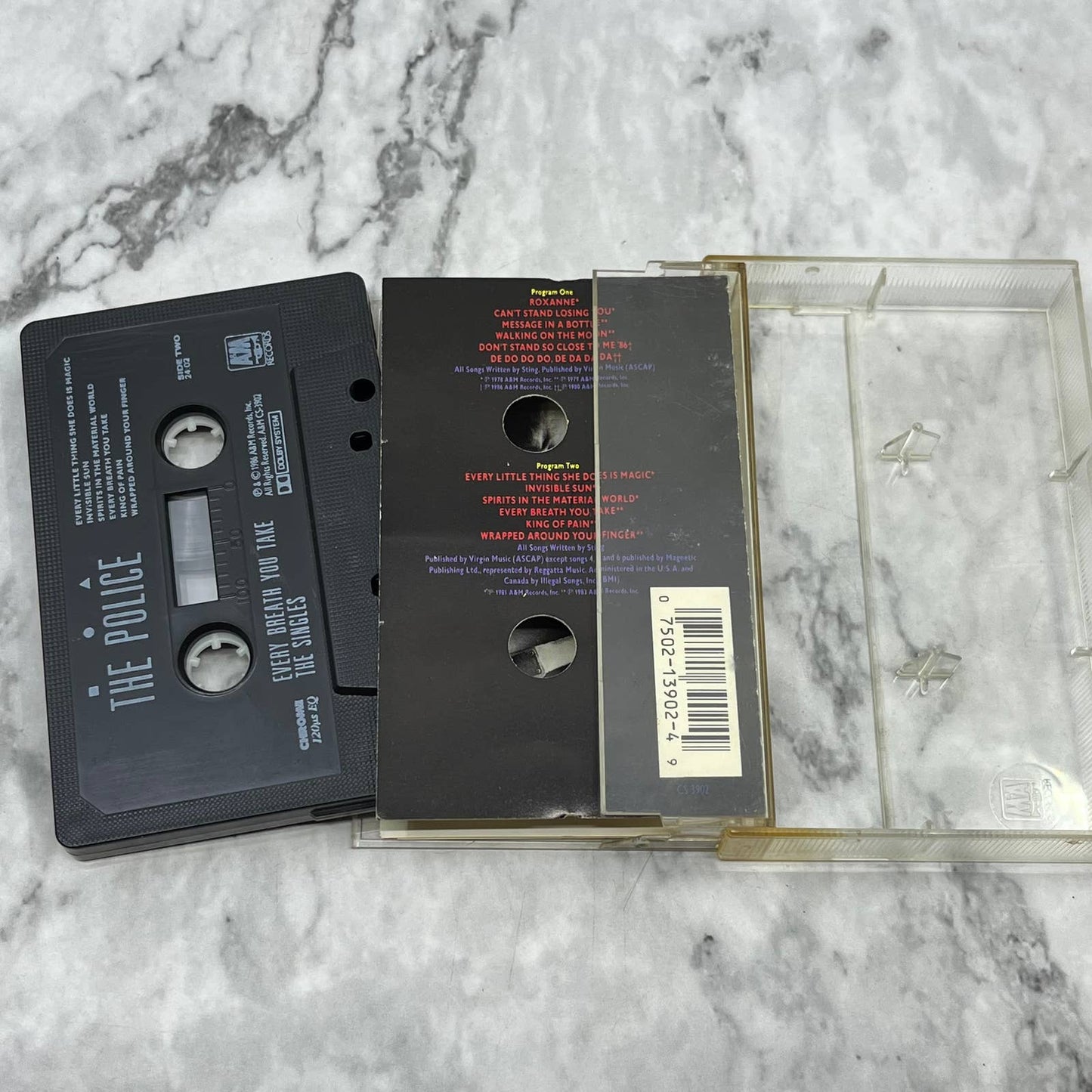 The Police : Every Breath You Take: The Singles Cassette Tape TH5-33