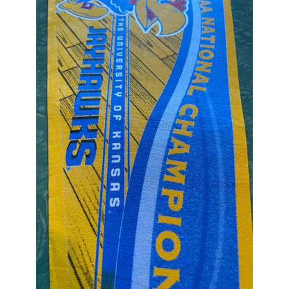 2008 NCAA National Champions University of Kansas Jayhawks Souvenir Pennant