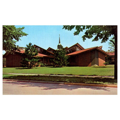 Vintage Postcard - St. John's Lutheran Church Midland Michigan 1972 AD9