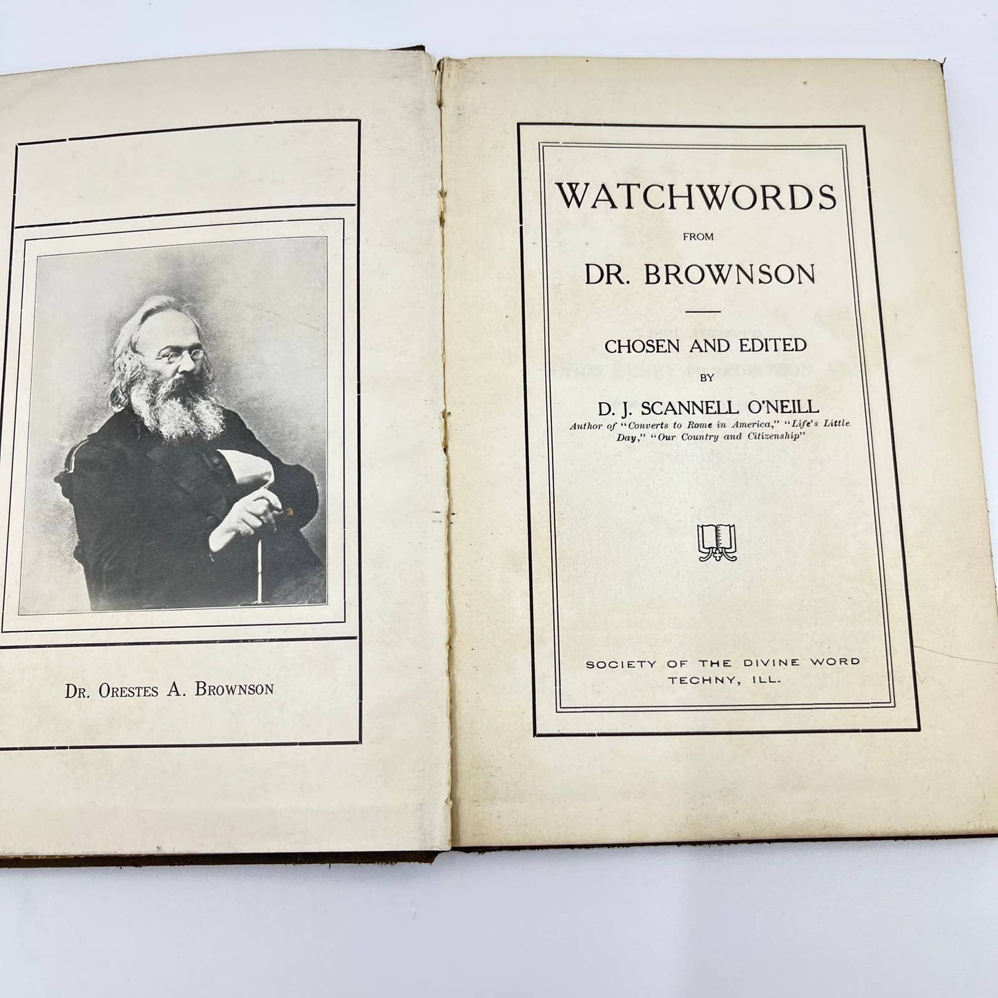 Watchwords from Dr. Brownson (1910) by D. J. Scannell O'Neill TF3
