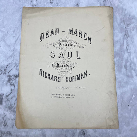 Early 1900 Sheet Music - Dead-March Oratorio Saul by Handel Richard Hoffman TH1