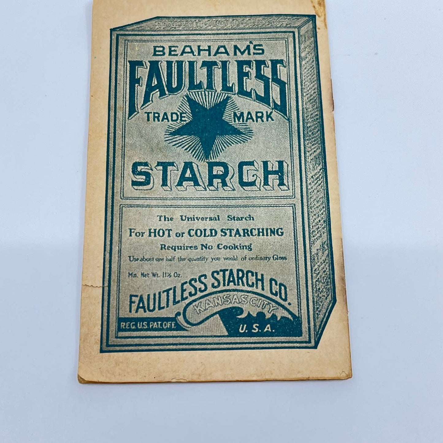 Antique The Faultless Starch Children’s Library Book Set of 3 SC6