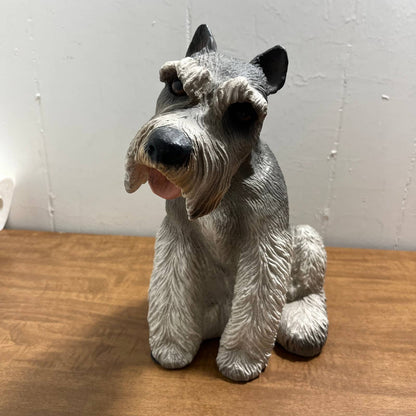 1986 Schnauzer Scottie Dog Resin Statue UNIVERSAL STATUARY # 506 12 x 8" USA TG5