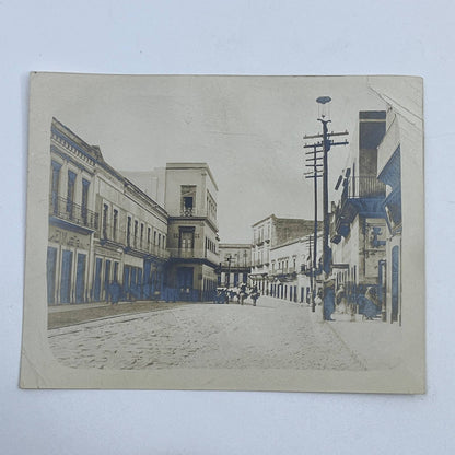 1903 Original Photograph Residence & Office Hijos de Luis Macias Zacatecas AC7