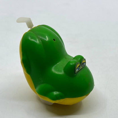 1981 Bandai Wind Up Splashies Swimming Frog Hong Kong WORKS 2" TH7