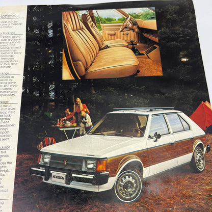 1980 Plymouth Horizon Original Dealer New Car Showroom Brochure TH8