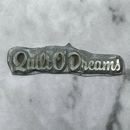 Vintage Printing Letterpress Printers Block Plate Quilt O’Dreams SE832