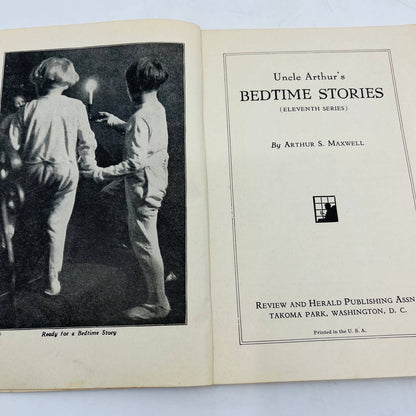 Vintage 1935 Uncle Arthur's BEDTIME STORIES Eleventh Series Paperback Book EA2