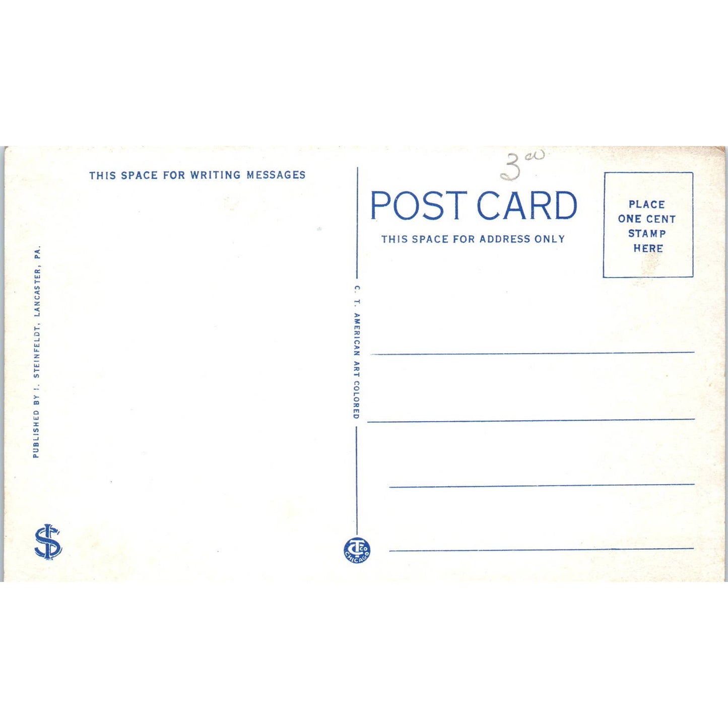 Vintage Postcard Religious Sects of Lancaster County PA TI1-1-2